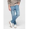 Blue Vyriškos CARROT FIT džinsinės kelnės su įbrėžimais – šviesiai mėlynos V1 OM-PADP-0250