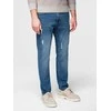 Blue Vyriškos CARROT FIT džinsinės kelnės su įbrėžimais – šviesiai mėlynos V1 OM-PADP-0250