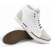 Sneakers vyriški laisvalaikio sportbačiai - balti t376
