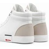 Sneakers vyriški laisvalaikio sportbačiai - balti t376