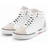Sneakers vyriški laisvalaikio sportbačiai - balti t376