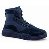 Sneakers vyriški laisvalaikio sportbačiai t348 - tamsiai mėlyni