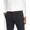 CLASSIC Vyriškos klasikinės chino kelnės su smulkia tekstūra - grafito spalvos v4 om-pacp-0188