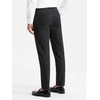 CLASSIC Vyriškos klasikinės chino kelnės su smulkia tekstūra - juodos v5 om-pacp-0188