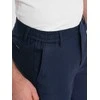 Blue Vyriškos klasikinės chino stiliaus aptemptos kelnės – tamsiai mėlynos v1 om-pacp-0182