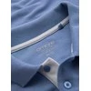 Denim vyriški medvilniniai polo marškinėliai - džinsinis v3 om-poss-0113
