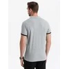 Cotton vyriški medvilniniai polo marškinėliai – šviesiai pilki v7 om-poss-0113