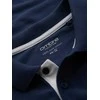 Cotton vyriški medvilniniai polo marškinėliai – tamsiai mėlyni v4 om-poss-0113