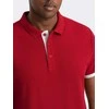 Cotton vyriški medvilniniai polo marškinėliai – raudoni v2 om-poss-0113