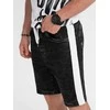 Denim vyriški džinsiniai šortai - juodi w363