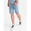 Denim vyriški džinsiniai šortai - šviesūs džinsai w363