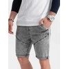 Denim vyriški džinsiniai šortai - pilki w361