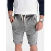 Denim vyriški džinsiniai šortai - pilki w361
