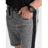 Denim vyriški džinsiniai šortai - pilki w363