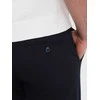 Blue Vyriškos elegantiškos klasikinio kirpimo chino kelnės - tamsiai mėlynos v3 om-pacp-0191