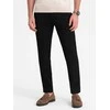 CLASSIC Vyriškos elegantiškos klasikinio kirpimo chino stiliaus kelnės - juodos v4 om-pacp-0191