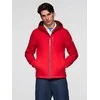 Fleece Vyriška striukė su fliso viduriu SOFTSHELL-raudona V6 OM-JANP-0137