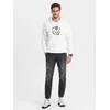 Denim Vyriškos džinsinės JOGGER kelnės su įbrėžimais – juodos V2 OM-PADJ-0150