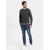 Blue Vyriškos džinsinės kelnės JOGGERS su įbrėžimais – mėlynos V3 OM-PADJ-0150