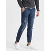 Blue Vyriškos džinsinės kelnės JOGGERS su įbrėžimais – mėlynos V3 OM-PADJ-0150