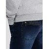 Dark Vyriškos marmurinės JOGGER kelnės su įbrėžimais – tamsiai mėlynos V1 OM-PADJ-0153