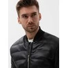 vyriška vidutinio sezono bomber striukė - juoda c602