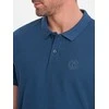 Blue vyriški vienspalviai polo marškinėliai s1374 – tamsiai mėlyni