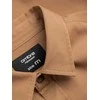 Cotton vyriški įprasto kirpimo medvilniniai marškiniai su sagomis užsegamomis kišenėmis – camel v2 om-shcs-0146