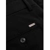 Vyriškos slim fit chino pants - juodas v4 om-pacp-0186
