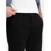 Vyriškos slim fit chino pants - juodas v4 om-pacp-0186