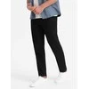Vyriškos slim fit chino pants - juodas v4 om-pacp-0186