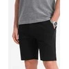 Vyriški SLIM FIT šortai iš struktūrinio megzto audinio – juodi V2 OM-SRCS-0126