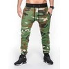 Vyriškos sweatpants camo p467 - žalias