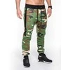 Vyriškos sweatpants camo p467 - žalias