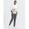 Vyriškos sweatpants p867 - dark pilkas