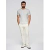 CREAM Vyriškos sportinės kelnės be pamušalo ties klešnėmis - kreminės v11 om-pabs-0206