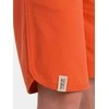 Orange Vyriški sportiniai šortai apvaliomis klešnėmis – oranžiniai v5 om-srsk-0105