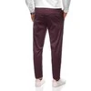 Dark Chino kelnės p1474 - tamsiai raudonos