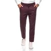 Dark Chino kelnės p1474 - tamsiai raudonos