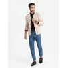 Ombre Clothing Vyriškos kelnės tamsiai mėlynos - ombre drabužiai