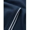 Blue Polo marškinėliai - tamsiai mėlyni v3 om-poss-0110