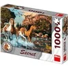 Dėlionė „Dino Secret“ 1000 detalių arkliai