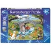 Ravensburger dėlionė, 100 detalių, gyvūnų mylėtojai