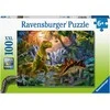 Ravensburger dėlionė 100 detalių dinozaurų oazė