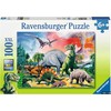 Ravensburger dėlionė 100 detalių dinozaurai