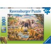 Ravensburger dėlionė, 100 detalių, primityvi gamta