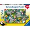 Dėlionė „Ravensburger“ 2x24 detalės: koalos ir tinginiai