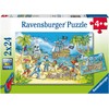 Dėlionė „Ravensburger“ 2x24 detalės Piratai