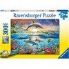Ravensburger dėlionė 300 detalių Delfinų rojus