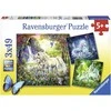 Dėlionė „Ravensburger“ 3x49 detalės: gražūs vienaragiai